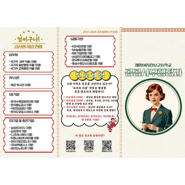 2025 공사행 우수 취업 진학 현황