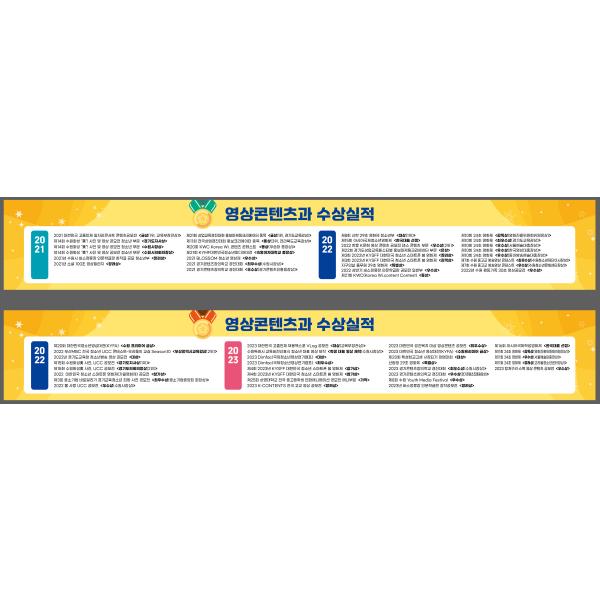공모전 수상실적(2021~2023)