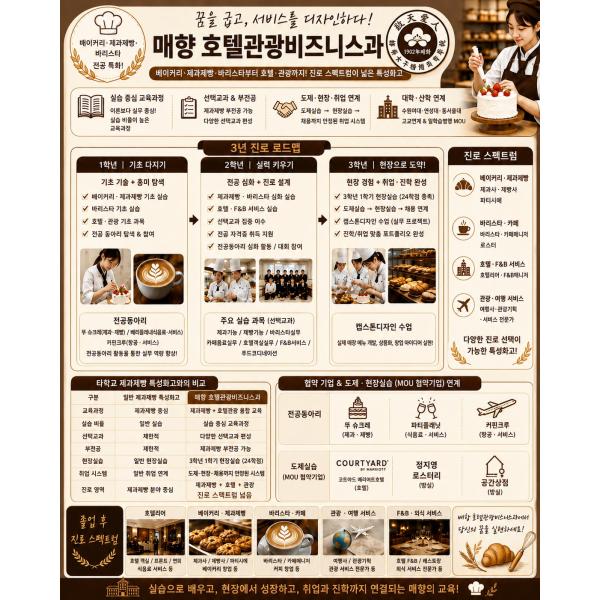 [베이커리, 제과제빵]꿈을 굽고, 미래를 디자인하는 곳! 호관비과.