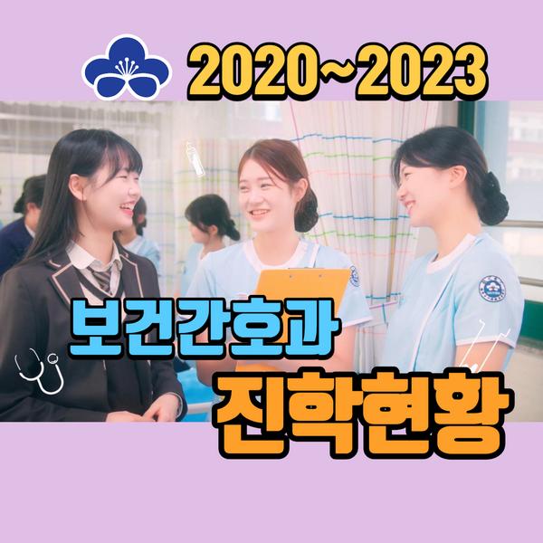 보건간호과 진학 현황(2020~2023)